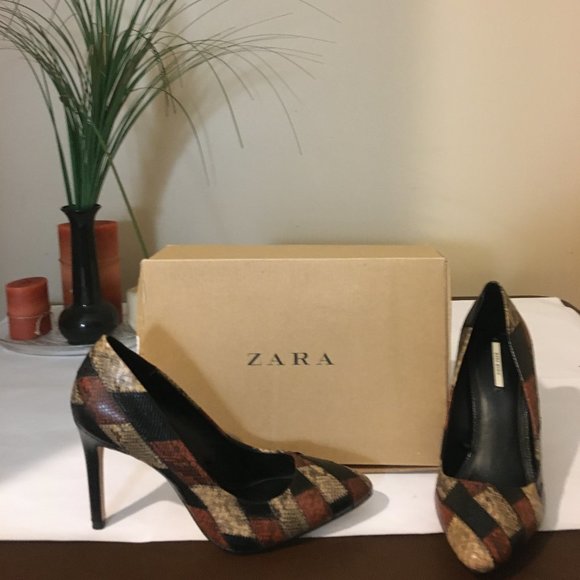 Zara Brown and Tan shoes - Picture 1 of 5